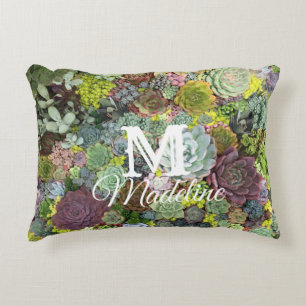 Greenery Succulents Decorative Cushion