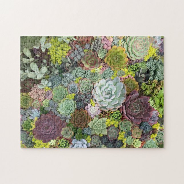 Greenery Succulents Jigsaw Puzzle (Horizontal)