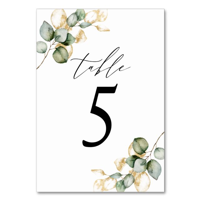 Greenery table number 5 (Front)