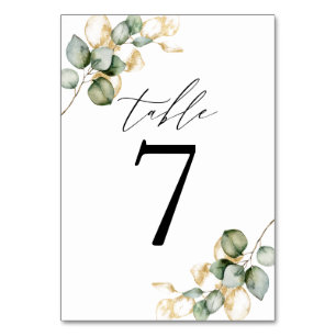 Greenery table number 6