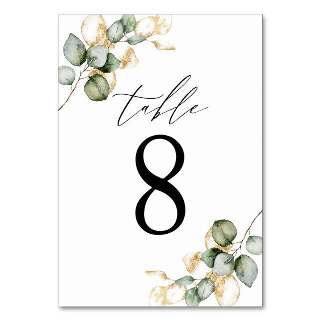 Greenery table number 8 (Front)