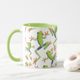Greenery Tree-Frog Pattern Design  Mug