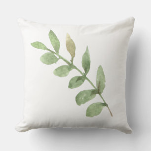 Greenery tropical leaf cute chic modern mum family cushion