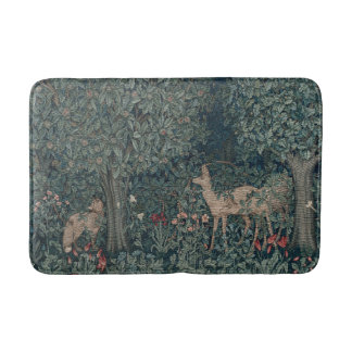Greenery, Victorian Era Tapestry by Henry Dearle Bath Mat