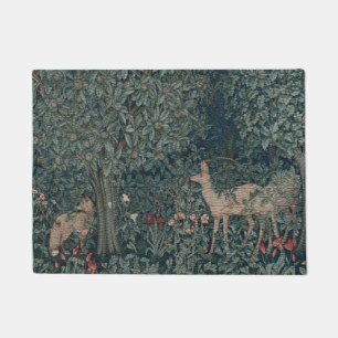 Greenery, Victorian Era Tapestry by Henry Dearle Doormat