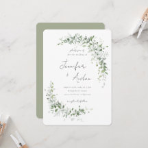 Greenery Vines Invitation