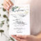 Greenery Wedding Itinerary - Wedding Hotel Bag