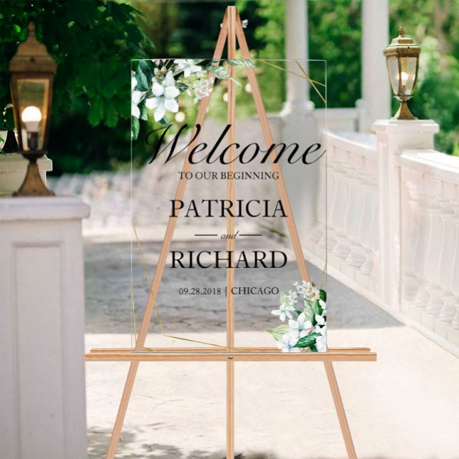 Greenery Wedding Welcome Sign (Creator Uploaded)