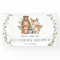 Greenery Woodland Animals Baby Shower Backdrop