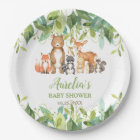 Greenery Woodland Animals Baby Shower Birthday