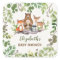 Greenery Woodland Baby Animals Thank You Favors