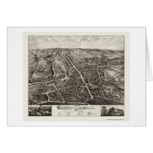 Greenfield, MA Panoramic Map - 1877