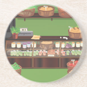 Greengrocers Store Coaster