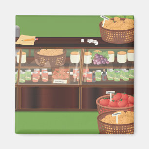 Greengrocers Store Magnet