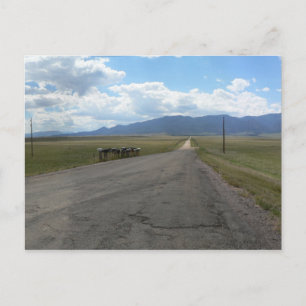 Greenhorn Mountain Panorama, Colorado Postcard