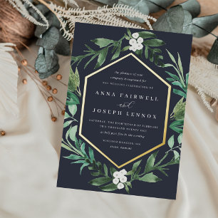 Greenhouse Frame   Watercolor Botanical Wedding