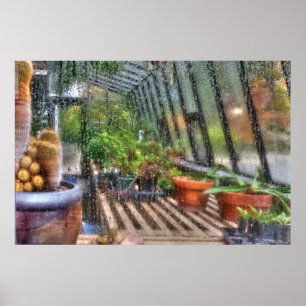 Greenhouse - In a Greenhouse Window Poster