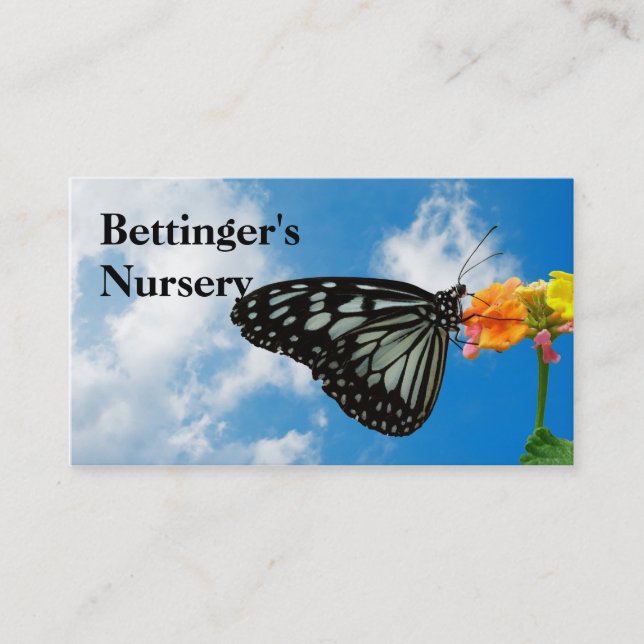 Greenhouse Nursery Business Card (Front)