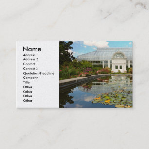 Greenhouse - The conservatory Business Card