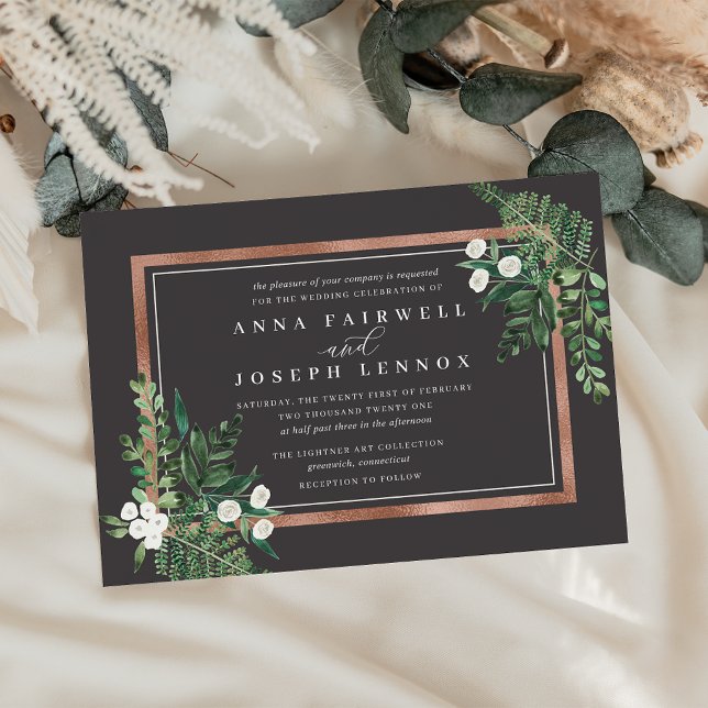 Greenhouse | Watercolor Botanical Wedding Invitation (Creator Uploaded)