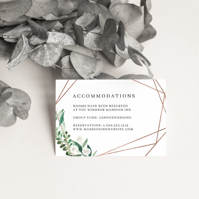 Greenhouse | Wedding Hotel Accommodations Enclosure Card (Creator Uploaded)