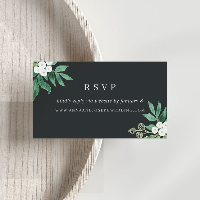 Greenhouse | Wedding Website RSVP Enclosure Card (Creator Uploaded)