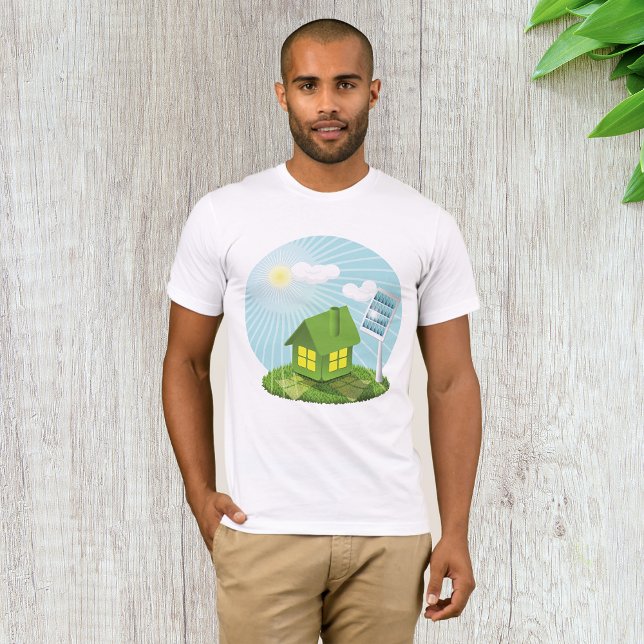 Greenhouse With Solar Energy Mens T-Shirt (Creator Uploaded)