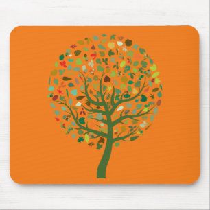 Greenie tree eco planet mouse pad