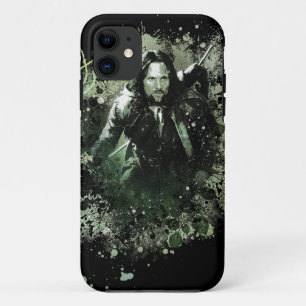 Greenish Aragorn Vector Collage iPhone 11 Case