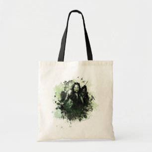 Greenish Aragorn Vector Collage Tote Bag