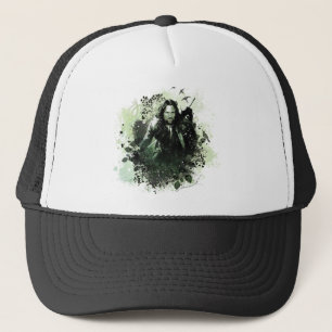 Greenish Aragorn Vector Collage Trucker Hat
