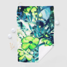 Greenish flower by changing colours