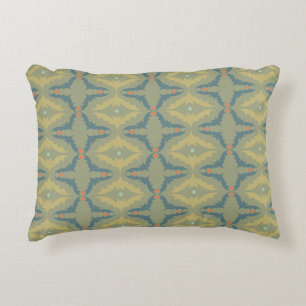 Greenish Retro Vintage Pattern Decorative Cushion