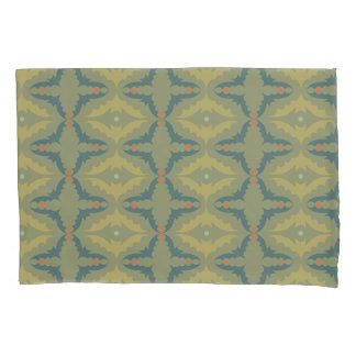 Greenish Retro Vintage Pattern Pillowcase