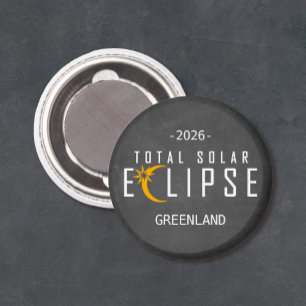 Greenland 2026 Eclipse Magnet