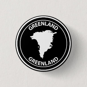 Greenland 3 Cm Round Badge