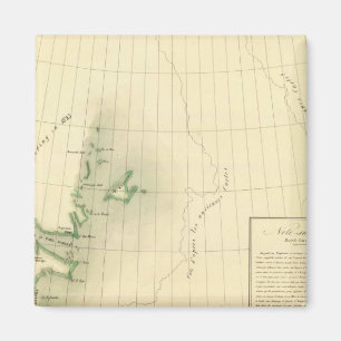 Greenland Atlas Map Magnet