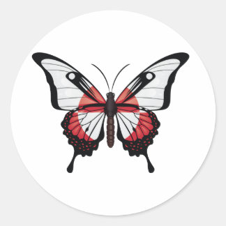 Greenland Butterfly X3 Classic Round Sticker