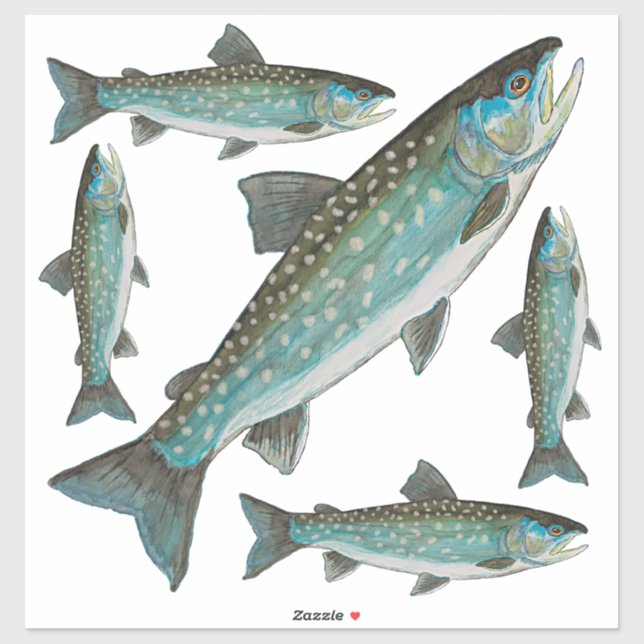 Greenland Char Fishing Angling Fisherman's (Sheet)