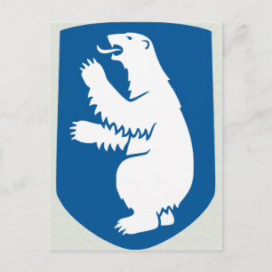Greenland Coat of Arms detail Postcard