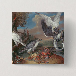 Greenland Cyr Falcons 15 Cm Square Badge