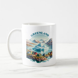 Greenland fjord coffee mug