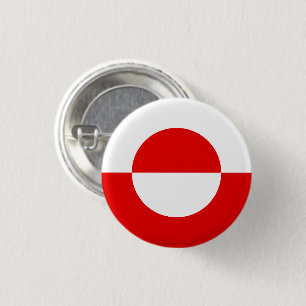 Greenland Flag 3 Cm Round Badge