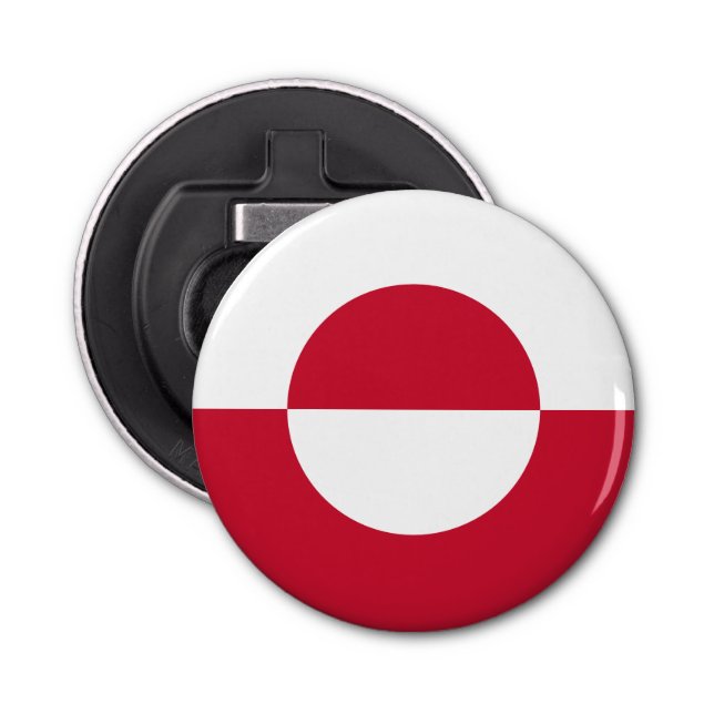 Greenland Flag Bottle Opener (Front)