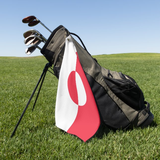 Greenland flag golf towel (Green)