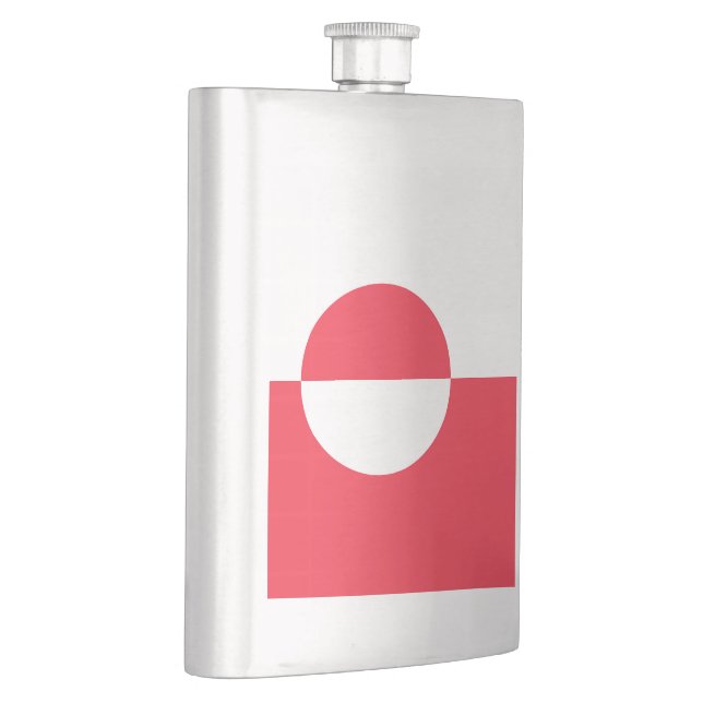 Greenland flag hip flask (Right)