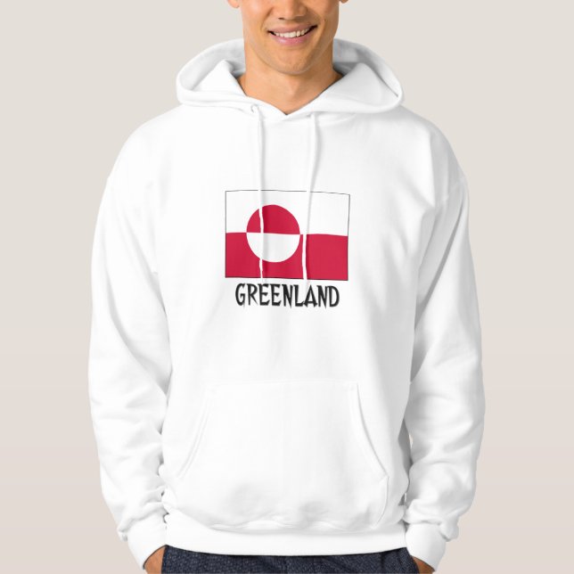Greenland Flag Hoodie (Front)