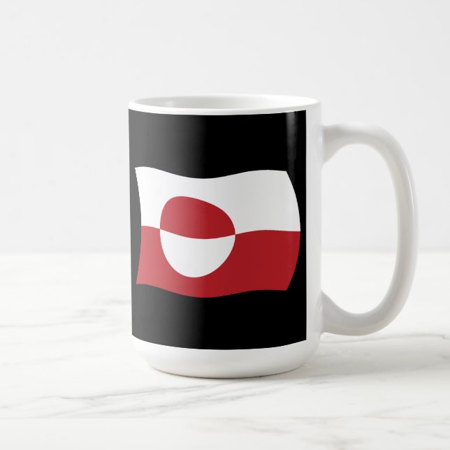 Greenland Flag Mug (Right)