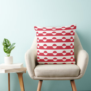 Greenland Flag pattern  Cushion