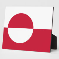 Greenland Flag Plaque